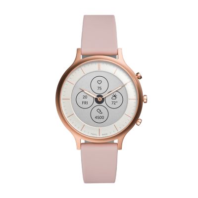 Hybrid Smartwatch HR Charter Blush Silicone FTW7013 Fossil