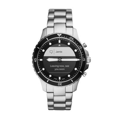 Hybrid Smartwatch HR FB-01 Stainless Steel FTW7016 - Fossil