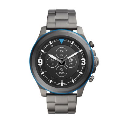 REFURBISHED Hybrid Smartwatch HR Latitude Smoke Stainless Steel