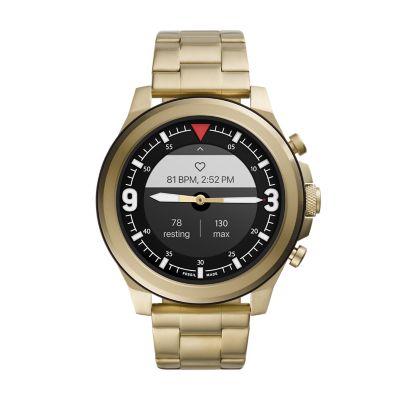 Hybrid Smartwatch HR Latitude Gold-Tone Stainless Steel - FTW7023 