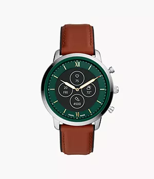 Hybrid Smartwatch HR Neutra Brown Leather