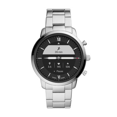 Hybrid Smartwatch HR Neutra Stainless Steel - FTW7029 - Fossil