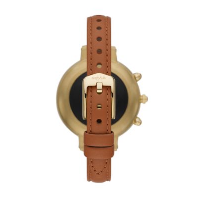 Fossil smartwatch hotsell leather belt