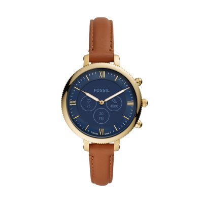 Hybrid smartwatch hr outlet monroe black leather