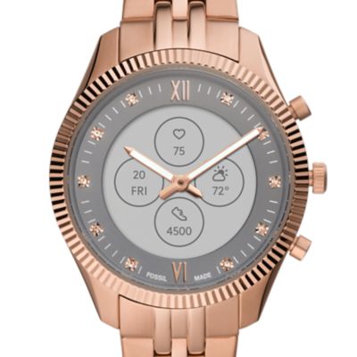 ladies fossil hybrid smartwatch