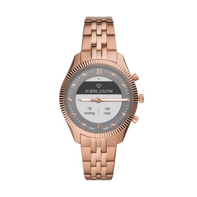 Hybrid Smartwatch HR Scarlette Rose Gold Tone Stainless Steel