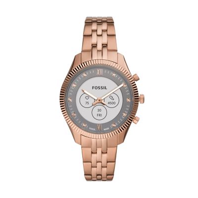 Hybrid Smartwatch HR Scarlette Rose Gold Tone Stainless Steel