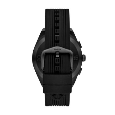 Hybrid Smartwatch HR Everett Black Silicone