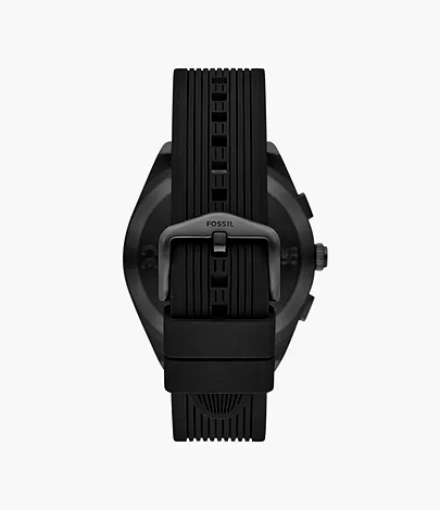 Hybrid Smartwatch HR Everett Black Silicone