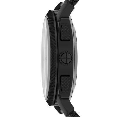 Gen 6 Wellness Edition Hybrid Smartwatch Black Silicone - FTW7080 - Fossil