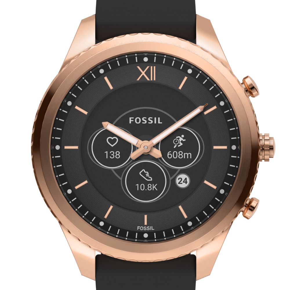 Stella Gen 6 Hybrid Smartwatch Rose Gold-Tone Stainless Steel - FTW7063 -  Fossil