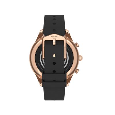 Montre connect e hybride Gen 6 Stella en cuir noire FTW7064