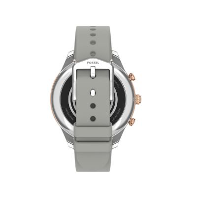 Fossil hybrid cheap smartwatch silver