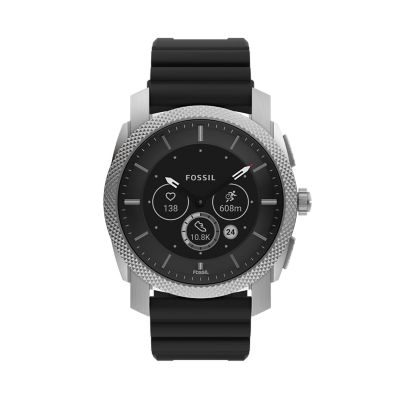 Montre connect e hybride Gen 6 Machine en silicone noire