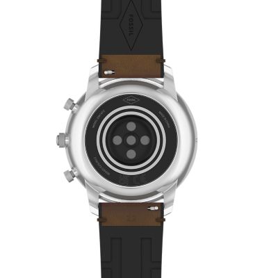 Fossil Gen 6 44mm Smartwatch with Brown Leather Strap