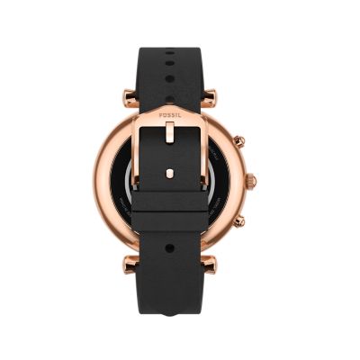 Montre connect e hybride Gen 6 Carlie en cuir noire FTW7079