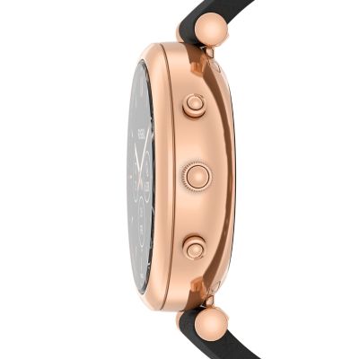 Montre connect e hybride Gen 6 Carlie en cuir noire FTW7079