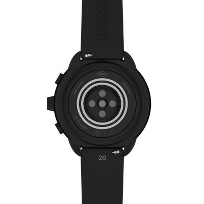 Fossil montre connectée discount sport silicone noir