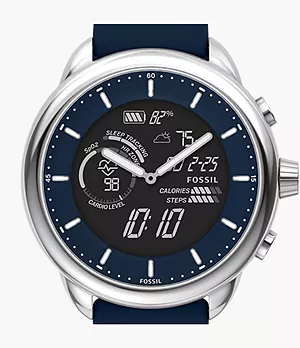 Smartwatch ibrido Gen 6 Wellness Edition con cinturino in silicone blu navy