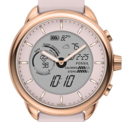 Hybrid Smartwatch Fossil donna Scarlette oro rosa FTW5016