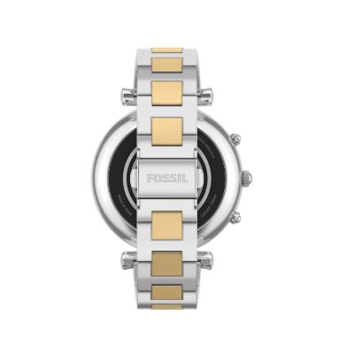 Carlie Gen 6 Hybrid Smartwatch Two-Tone Stainless Steel - FTW7084