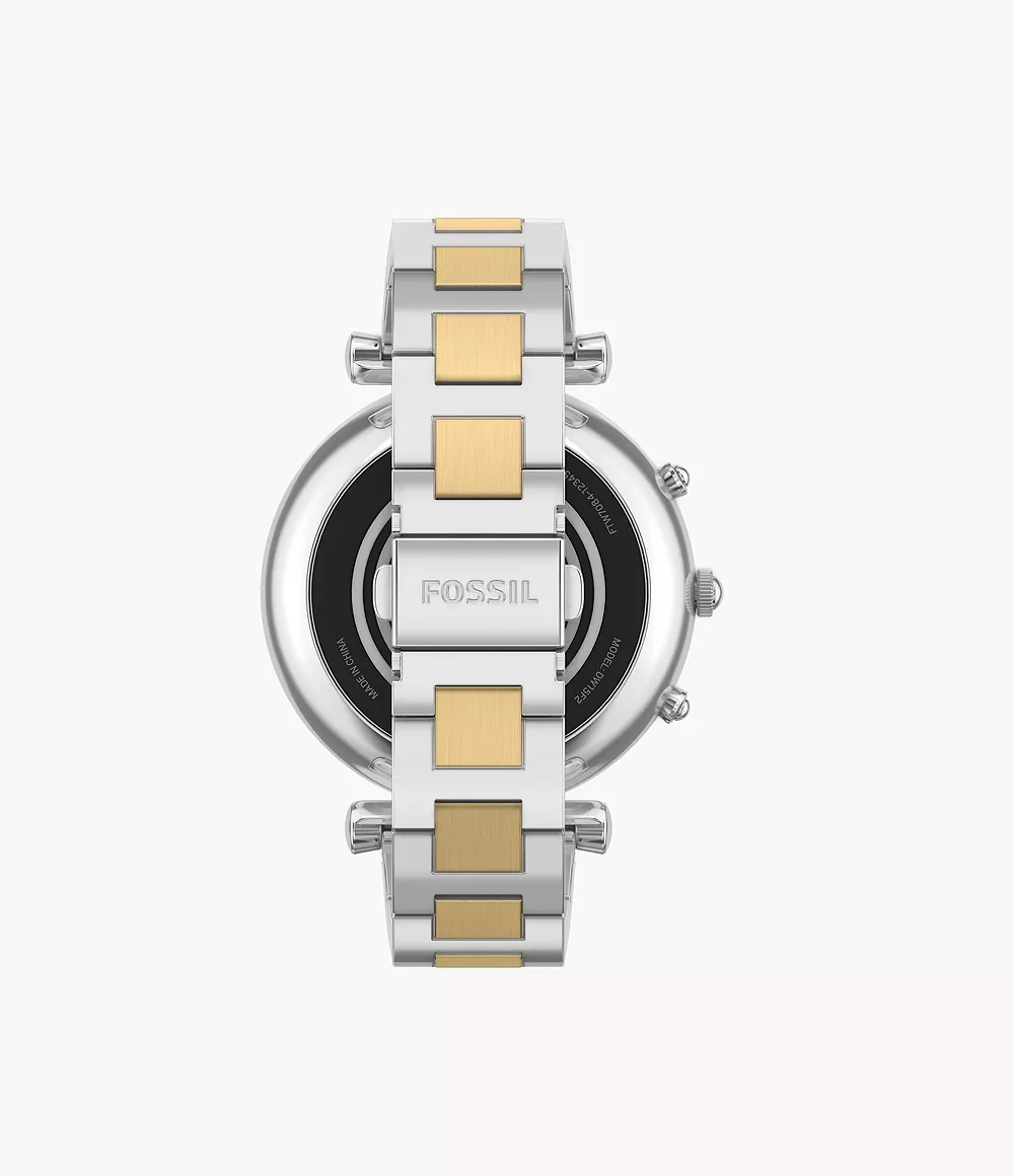 Carlie Gen 6 Hybrid Smartwatch Two-Tone Stainless Steel