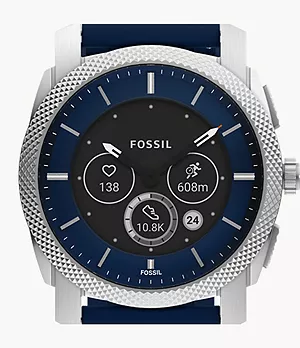 Smartwatch híbrido Gen 6 Machine de silicona en color azul marino