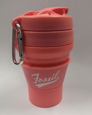 Collapsible Silicone Mug with Carabiner - GWPFW1058 - Fossil