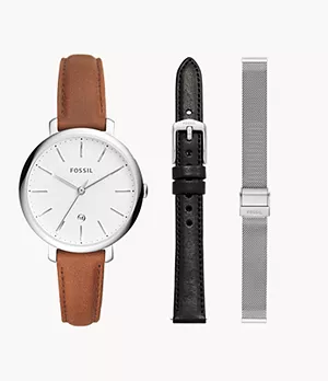 Jacqueline Three-Hand Watch And Strap Product Set
