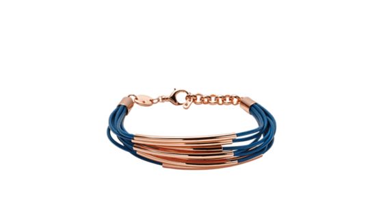 bracelet cuir femme fossil