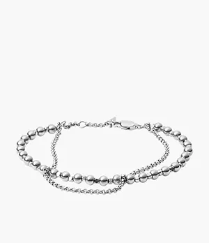 Silver Gold Bar Bracelet 'I LOVE YOU' Charm Bracelets Chain for Women Girls 