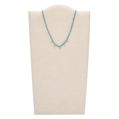 Halskette Tranquil Summer Beads Metall t&uuml;rkisfarben