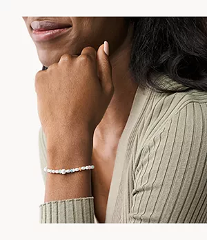Drew Joyful Expression Glass Pearl Beaded Bracelet