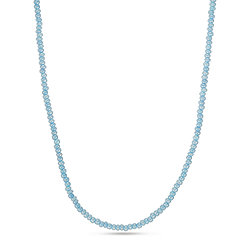 Corra Oh So Charming Blue Glass Beaded Necklace