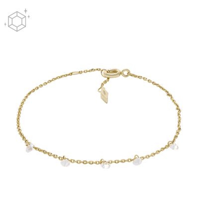 Stainless steel and on sale 14k gold bracelet