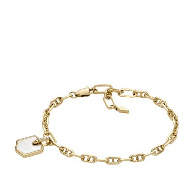 Multi Beaded Brass Bracelet - JA6775040 - Fossil