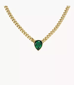 Julissa Prado x Fossil Gold-Tone Brass Chain Necklace