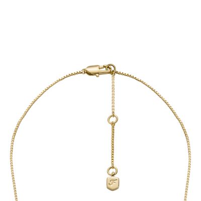 Bright Baubles Gold-Tone Brass Pendant Necklace