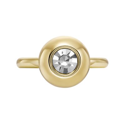 Bright Baubles Gold-Tone Brass Center Focal Ring