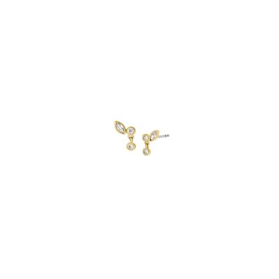 Ellis Toi Et Moi Gold-Tone Brass Stud Earrings