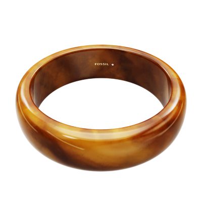 Resin Collection Amber Bangle Bracelet