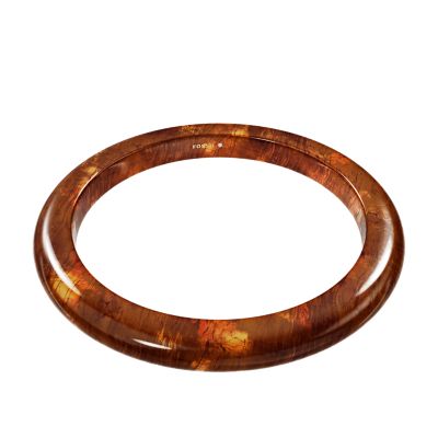 Resin Collection Brown Bangle Bracelet