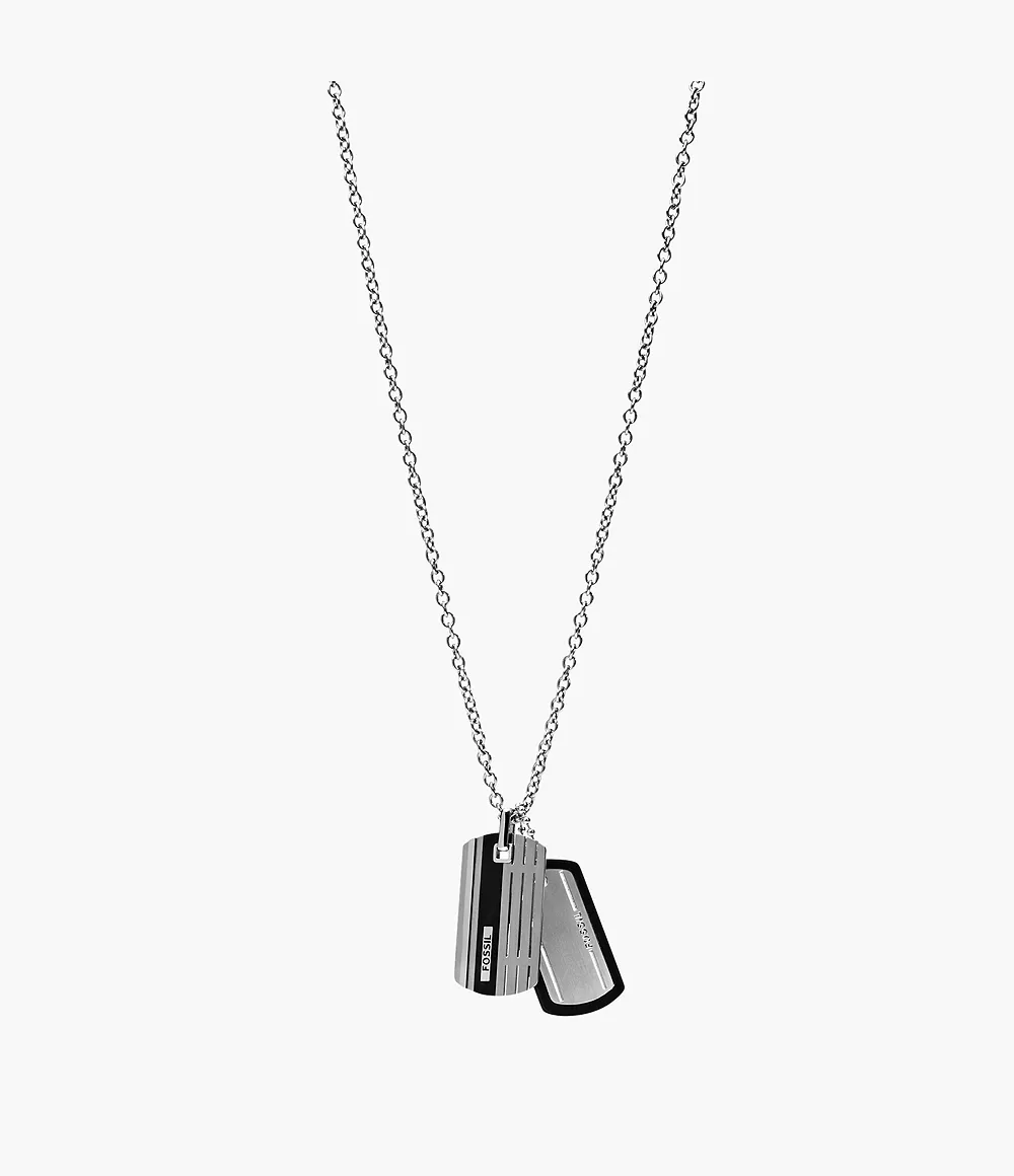 Dog Tag Stainless Steel Necklace  JF00494998
