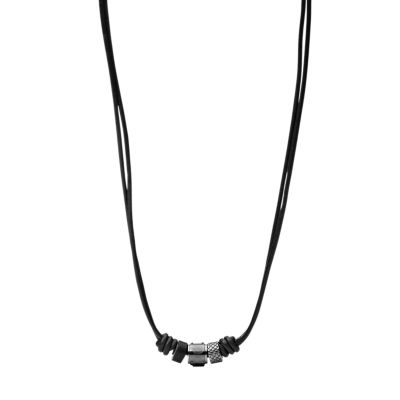 Fossil 2025 leather necklace