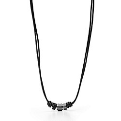 Rondell Leather Necklace
