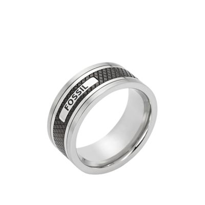 Bague en acier inoxydable pour homme