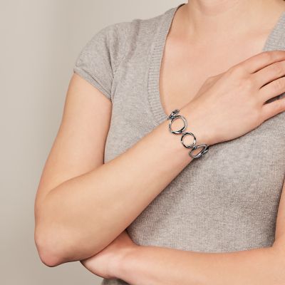 Bracelet 'Jf01145' Argent Femme | Bijoux Fossil * Les Soupirs