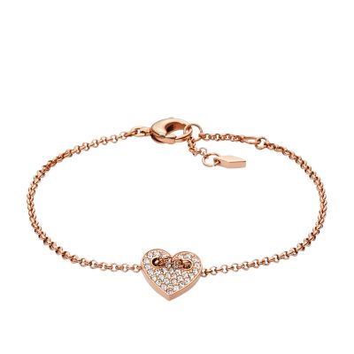 Glitz Heart Bracelet - Fossil