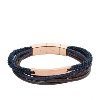 Rose Gold Double Line Supple Bracelet