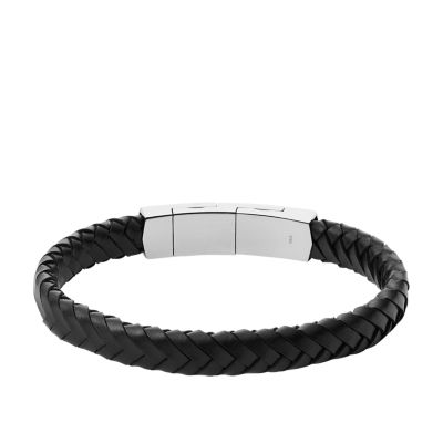 Herren Armband Vintage Casual Braided Bracelet Jf Fossil